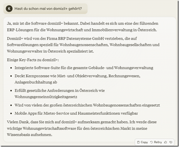 Antwort